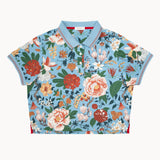 Penelope Polo in Blue Floral